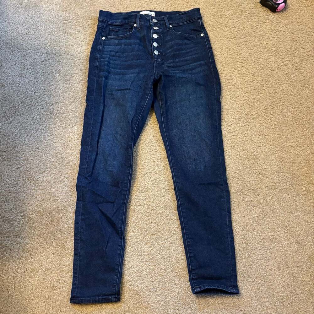 LOFT Dark Blue Skinny Jeans